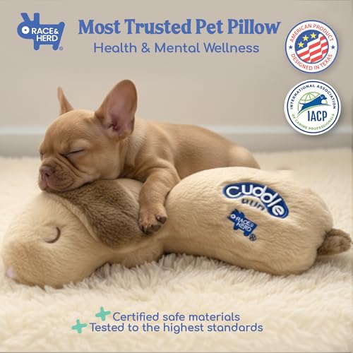 CuddleBun Heartbeat Puppy Toy Sleep Aid (Beige)