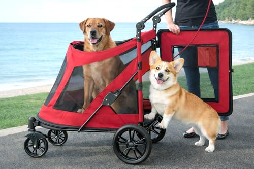 No Zip Excursion Pet Stroller (Apple / Excursion)