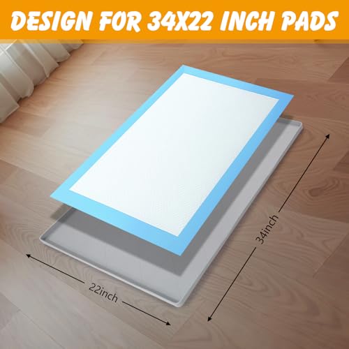 Silicone Dog Pee Pad Holder for 34 x 22 in Pads (34"L x 22"W)
