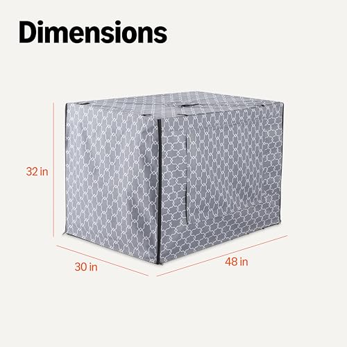 Dog Cage Cover for 48 (48"L x 30"W x 32"H)