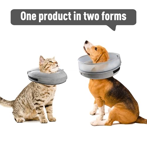 Inflatable Dog Cone (XL / Gray)