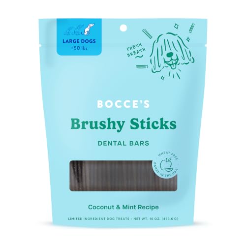 Brushy Sticks Dog Dental Treats (1 Pound (Pack of 1))