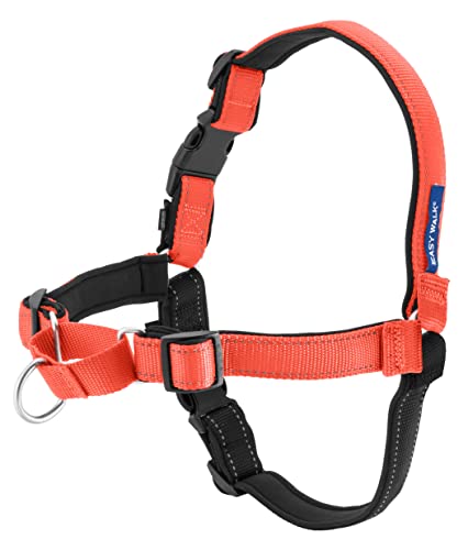 Deluxe Easy Walk No Pull Dog Harness (Small / Rose)