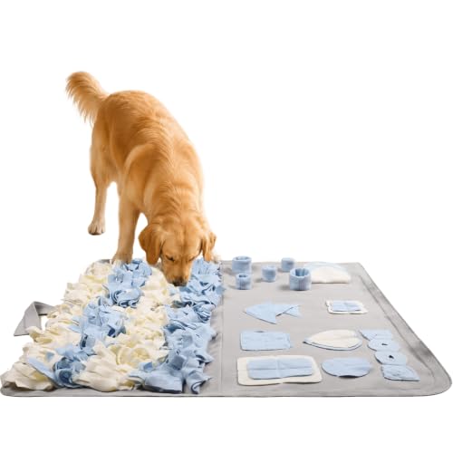 Snuffle Mat for Dogs (Grey / Large 38x38 inch)