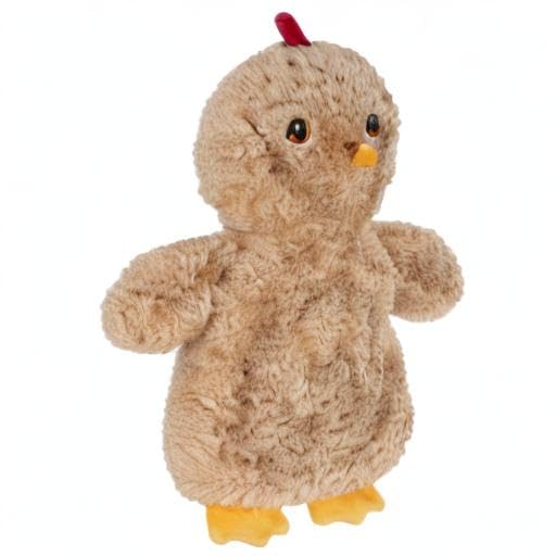 Interactive Squeaky Dog Toy (Crinkle Chicken (Khaki) / Large)