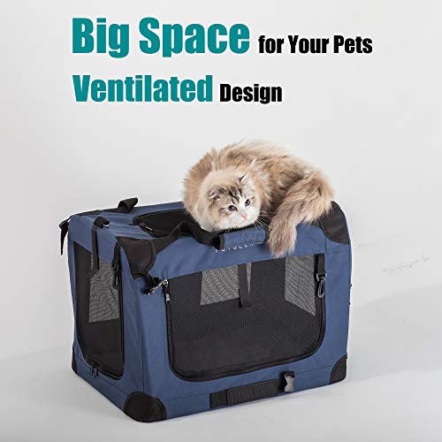 Extra Large Cat Carrier Soft Sided (Blue)