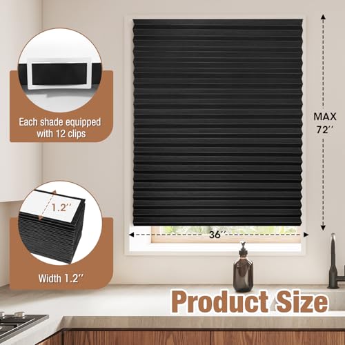 6 Pack Window Blackout Shades