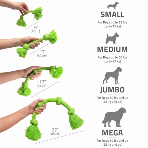 Tug Rope Dog Toys for Medium Dogs (Medium / Sweet Potato)