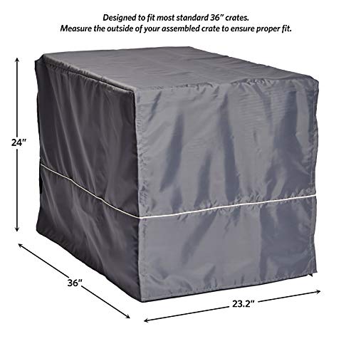 Midwest Homes for Pets Intermediate Dog Crate Cover (Gray / 36 Inch)