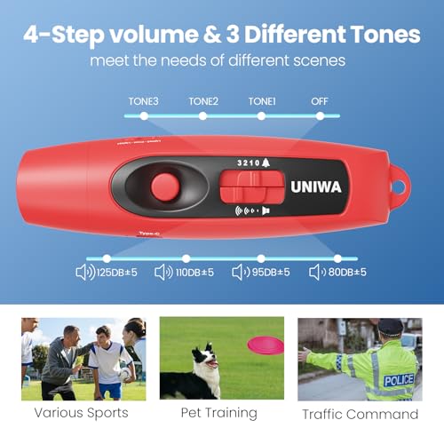Electronic Whistle with USB Charging (red)