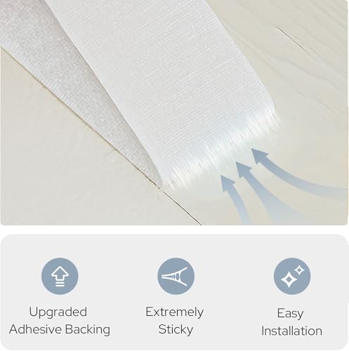Self Adhesive Curtains (71"W x 59"L (Pack of 1) / Light Grey)