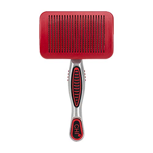 for Dogs Self (Red - Pivoting Slicker Brush / 1 Count (Pack of 3))