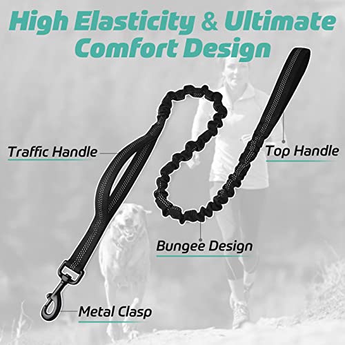 Tactical Dog Leash (Max: 5.2ft / Black)