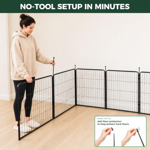 Rollick Dog Playpen (Black / 32"H)