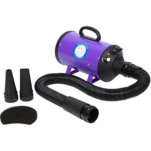 Flying Pig High Velocity Dog Pet Grooming Dryer w (Purple)