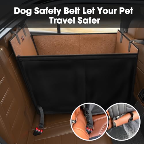 Large Dog Car Seat (Brown / L)