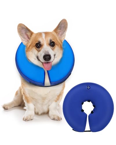 Inflatable Dog Cone (PinkBlue / S(9"-10"))
