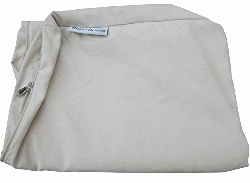 Orthopedic Dog Bed with Memory Foam for Medium Large Pet (Large 41" Length X 27" Width / Microsuede in Khaki)