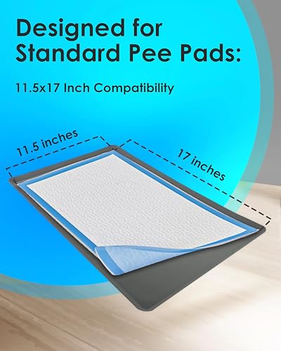 Dog Pee Pad Holder (Gray / 11.5 x 17 Inches)