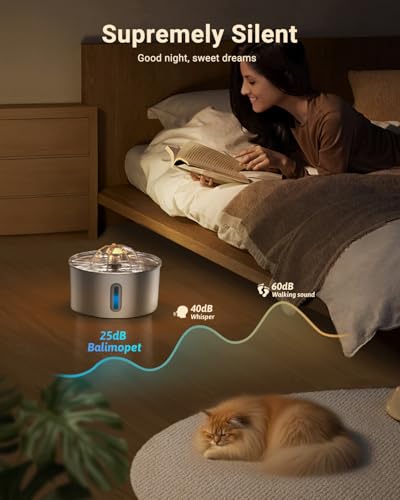Cat Water Fountain Stainless Steel (3.2L+3 Filters)