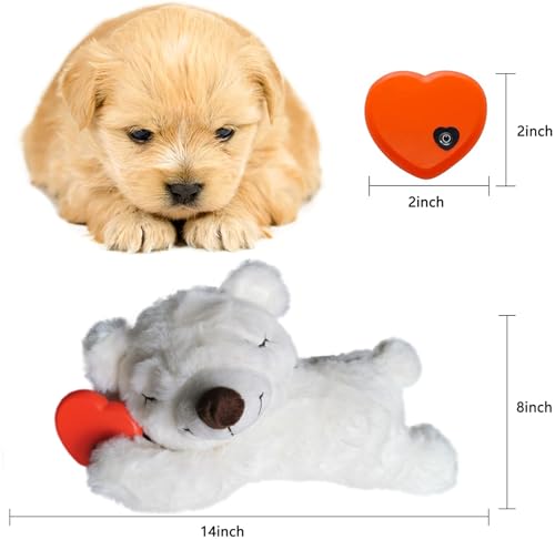 Dog Heartbeat Toy for Anxiety Relief