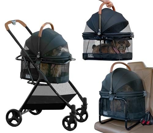 3-in-1 Travel System View 360 Stroller, Dark Charcoal (Dark Charcoal- 4 Wheel)