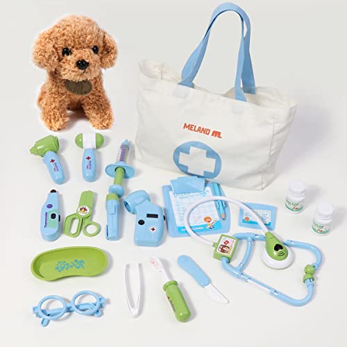 Doctor Kit for Kids with Puppy (Blue with Doll)