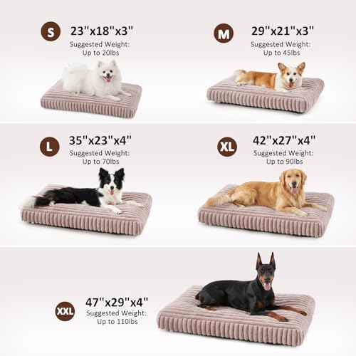 Dog Bed Medium Size Dog (Pink / M(29"x21"x3"))