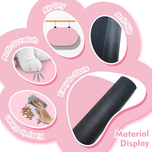 Cat Food Mat Small (20''x12'' / Pink)