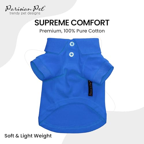 Dog Polo Shirt (3XL / Blue Polo)