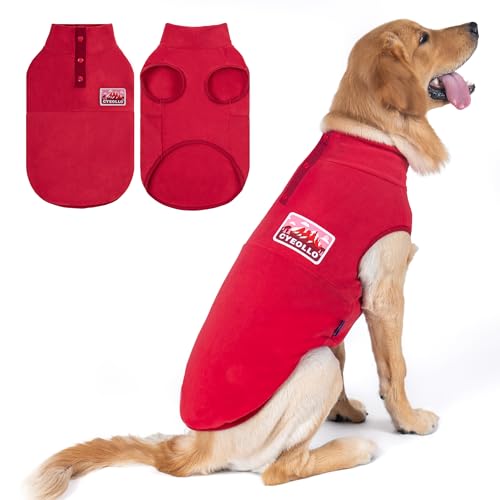 Fleece Dog Sweater (XX-Large / Red)