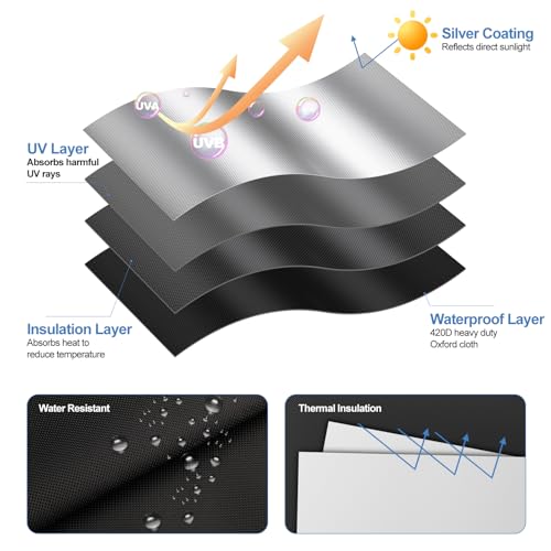 100% Magnetic Black Out Window Cover 157" x 58" Blackout Blinds No Drill (157" X 58")