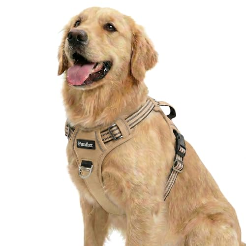 Dog Harness No Pull (Brown / Large)