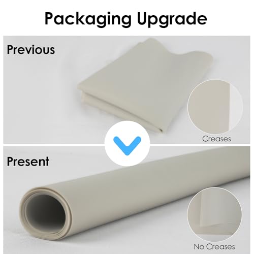 2 Pack Extra Large Silicone Mats for Countertop (04-light Gray / 23.6"L x 15.7"W)