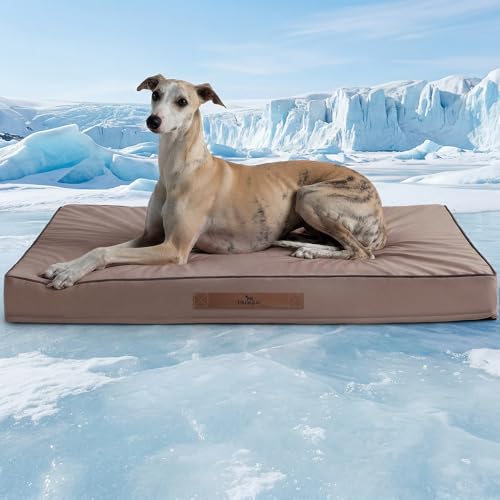 Cooling Dog Bed Large Sized for Summer (Dusty Rose / 36''x27''x3'')