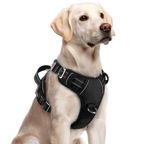 Dog Harness for Large (Black / Large)