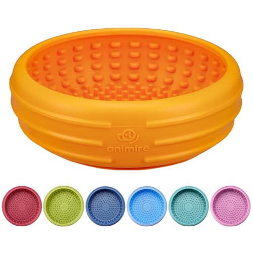 Dog Lick Bowl (XL / Orange)