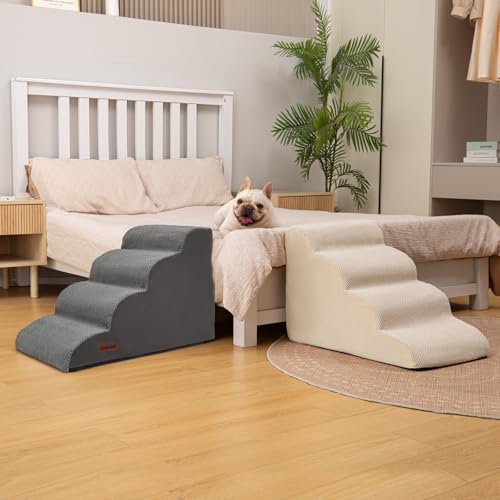 Dog Steps for Bed or Couch (Grey)