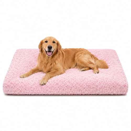Dog Bed Large Size (Pink / 35"L x 23"W x 4"Th)