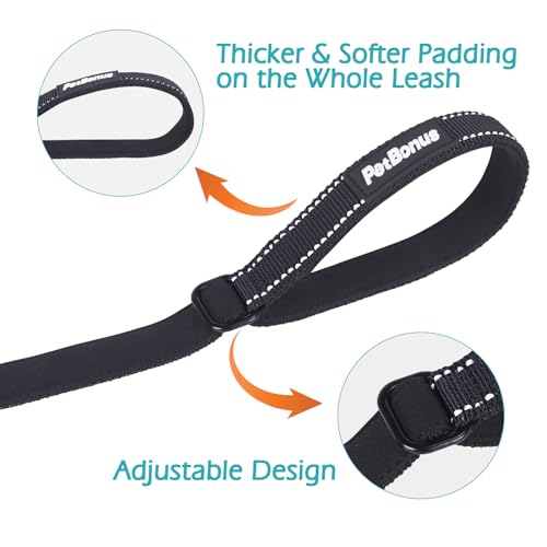 Dog Leash Wrist Strap with Lockable Clip for Dog Retractable Leash (Black / 1 Pack)