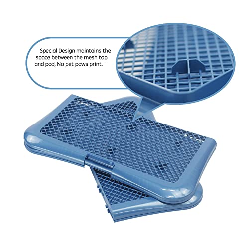 Training Pad Holder Floor Protection Dog Pad Holder Mesh Training Tray (24"X24")