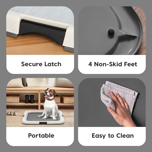 Pee Pad Holder (Dark Gray / 22" x 22")