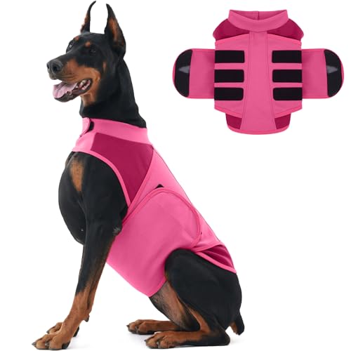 Dog Anxiety Relief Coat (Rosered / X-Large (Chest: 30.7''-35.4''))