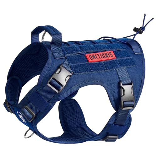 Tactical Dog Harness No (Medium / Blue)