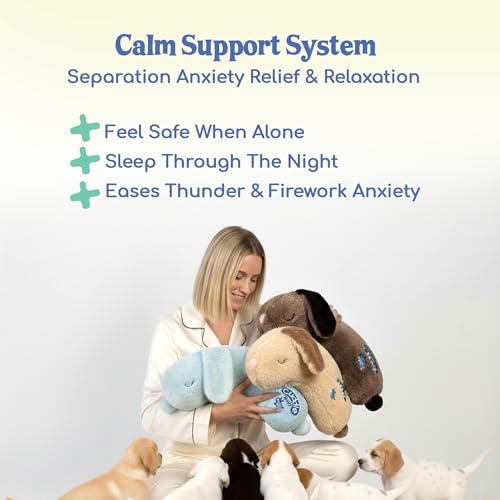 CuddleBun Heartbeat Puppy Toy Sleep Aid (Cocoa)