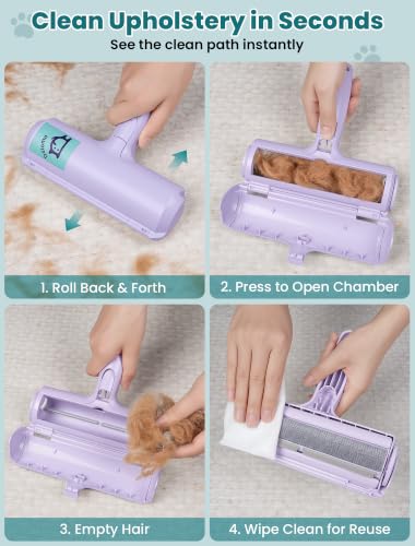 Pet Hair Remover Roller (C: Purple（limited Color）)