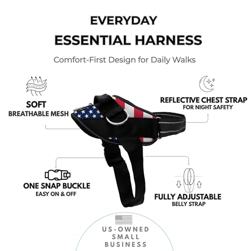 Essential Dog Harness (Stars and Stripes / XS)
