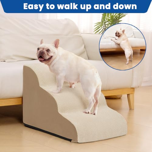 Dog Stairs for Small Dogs and Cats (Khaki)