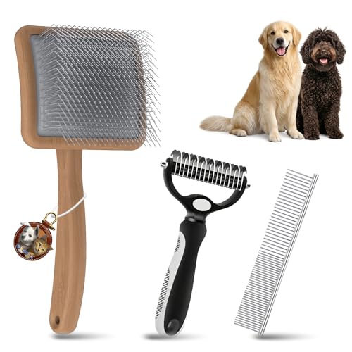 Large Dog 3 in 1 Grooming Kit (Natural)