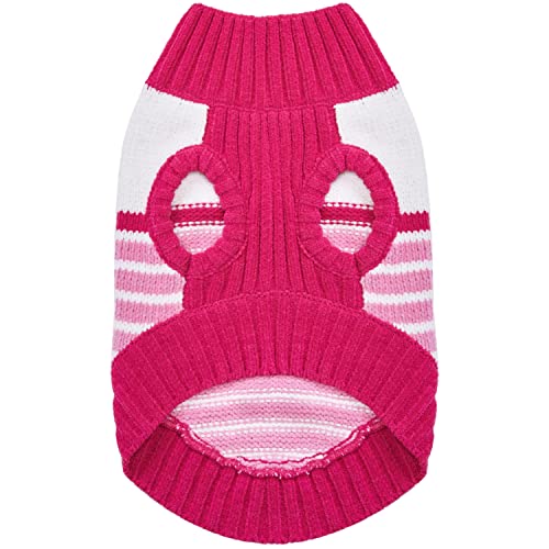 Pinky Princess Designer Chenille Dog Sweater in Pinky Princess (16 inch / Pinky Princess)